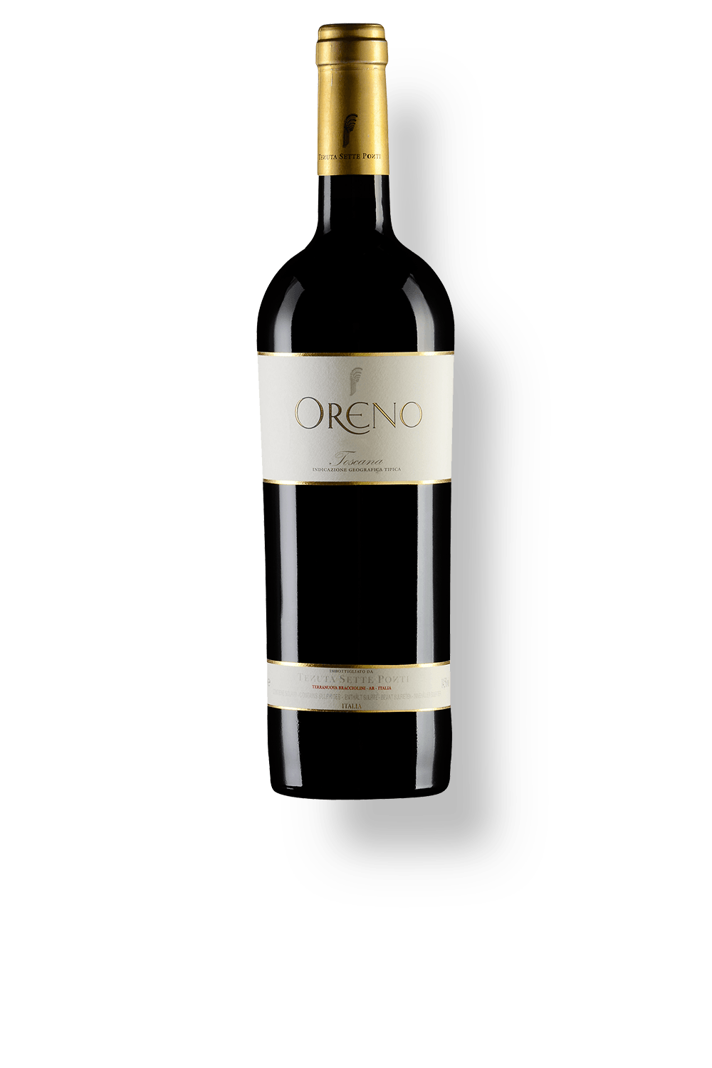 Vinho Tenuta Sette Ponti Tinto Seco Itália Oreno Cabernet Sauvignon, Merlot, Petit Verdot 2015 750ml