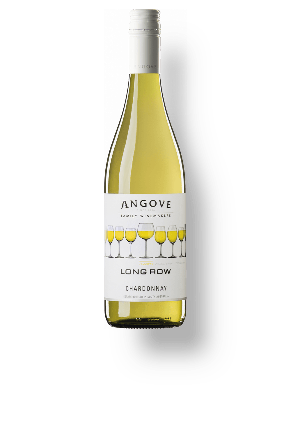 Vinho Angove Branco Seco Austrália Long Row Chardonnay 2023 750ml