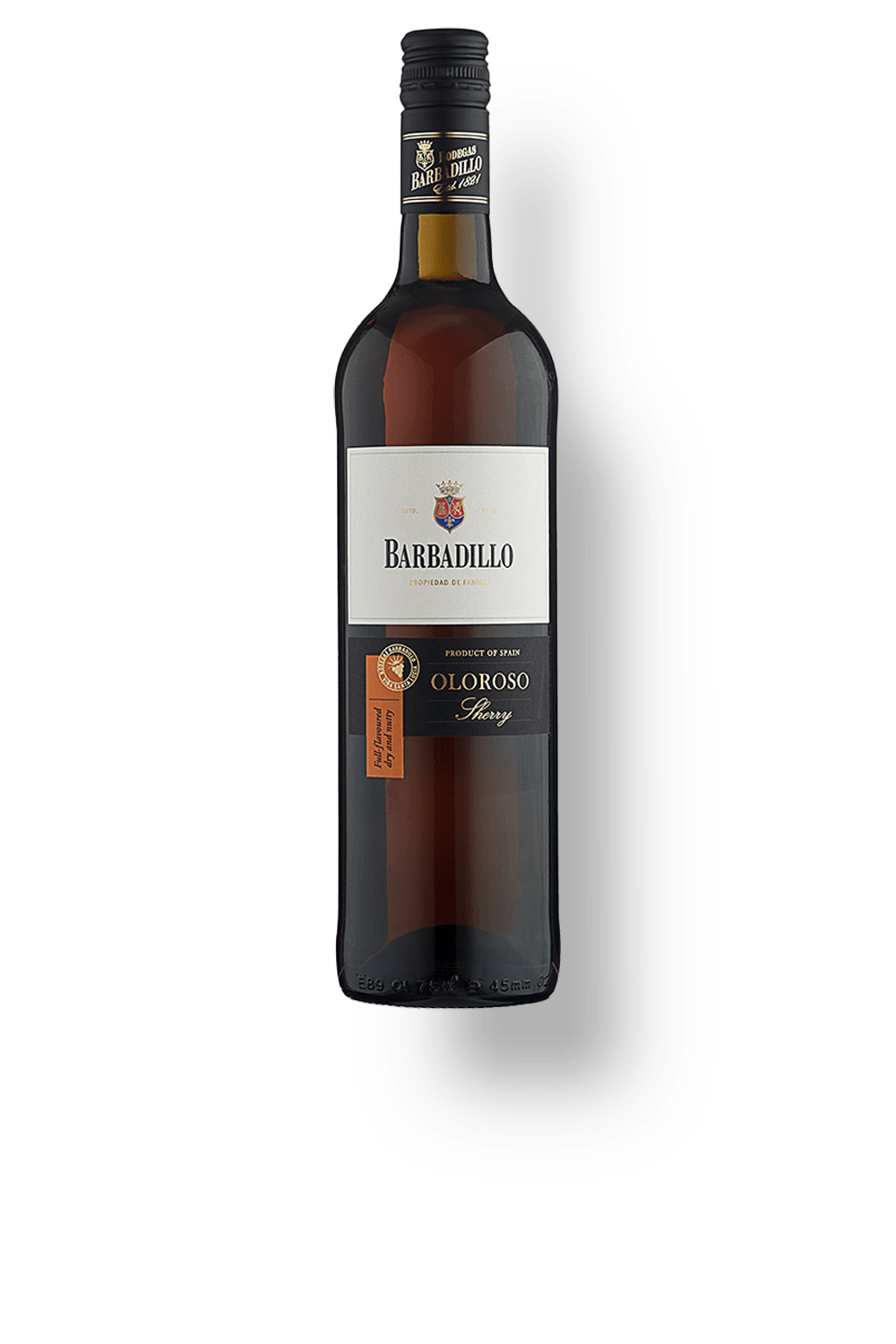 Vinho Bodegas Barbadillo Branco Seco Espanha Oloroso Sherry Palomino 750ml