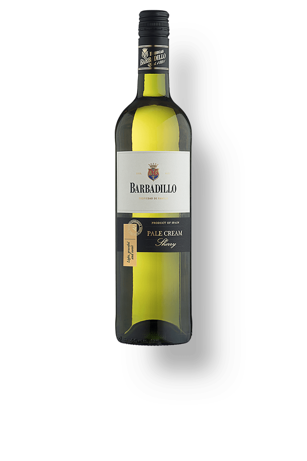 Vinho Bodegas Barbadillo Branco Seco Espanha Pale Cream Sherry Palomino 750ml