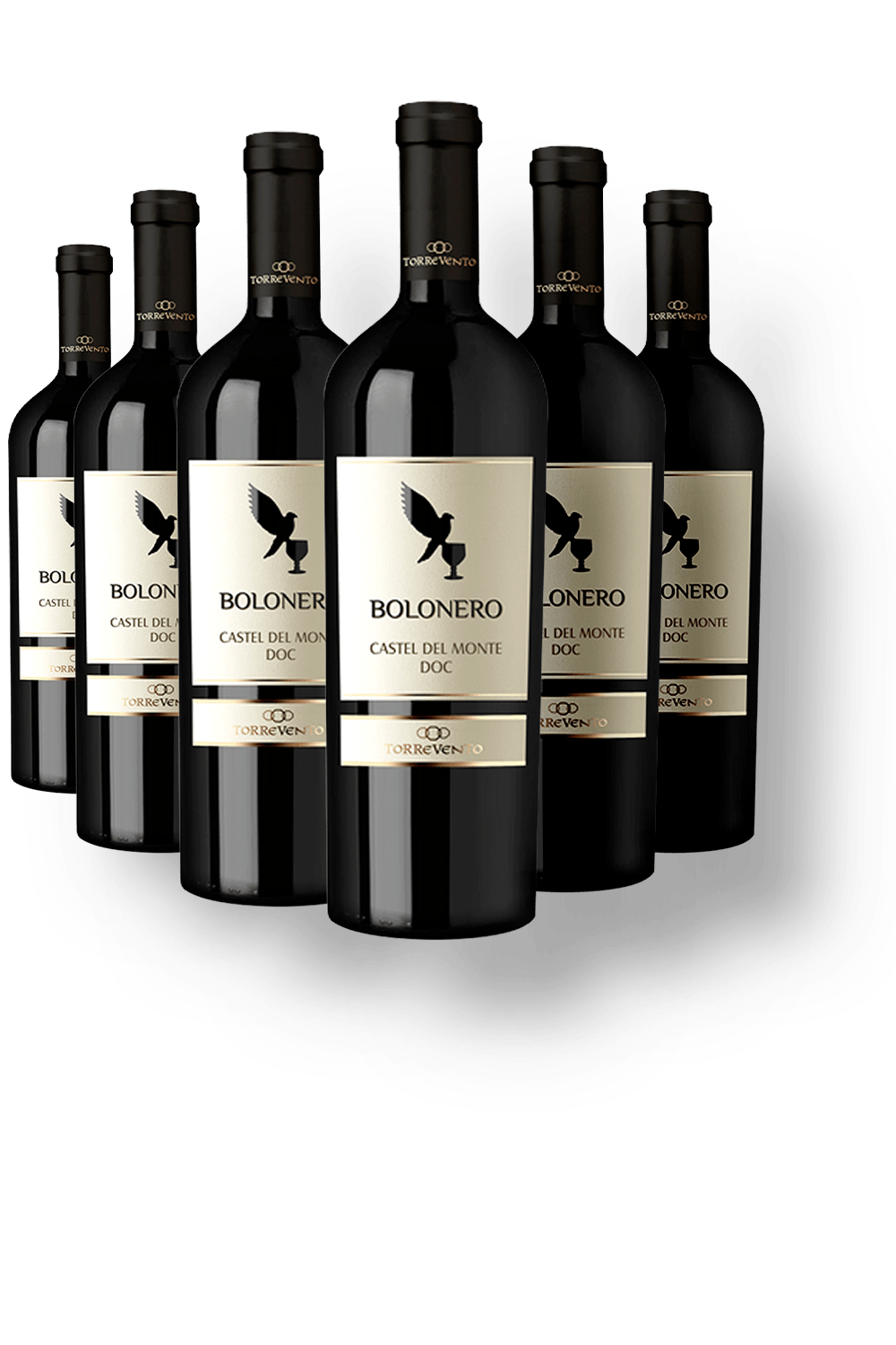 Vinho Torrevento Tinto Seco Itália Bolonero D.o.c Nero Di Troia 2019 750ml - 6 Unidades