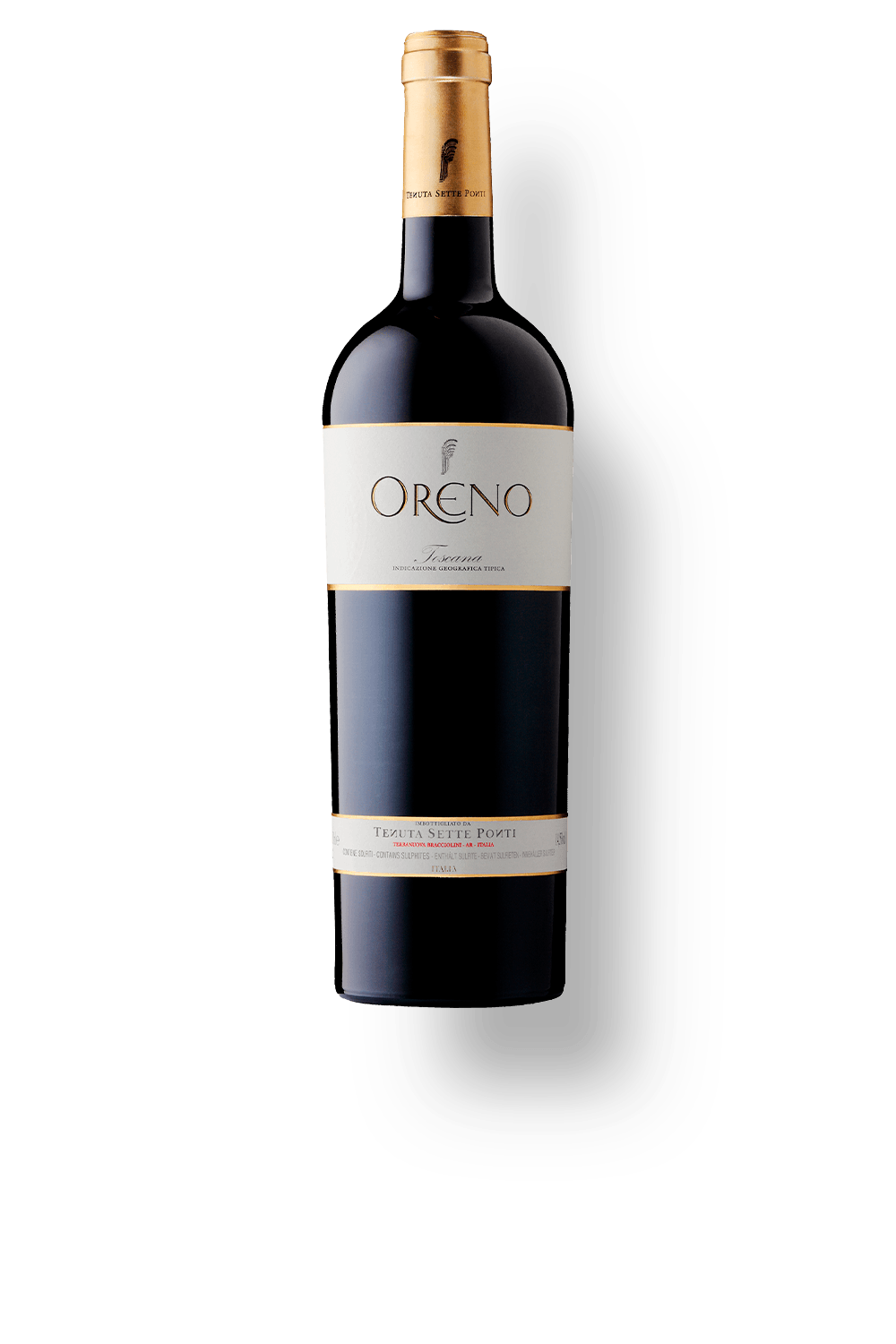 Vinho Tenuta Sette Ponti Tinto Seco Itália Oreno Cabernet Sauvignon, Merlot, Petit Verdot 2017 750ml