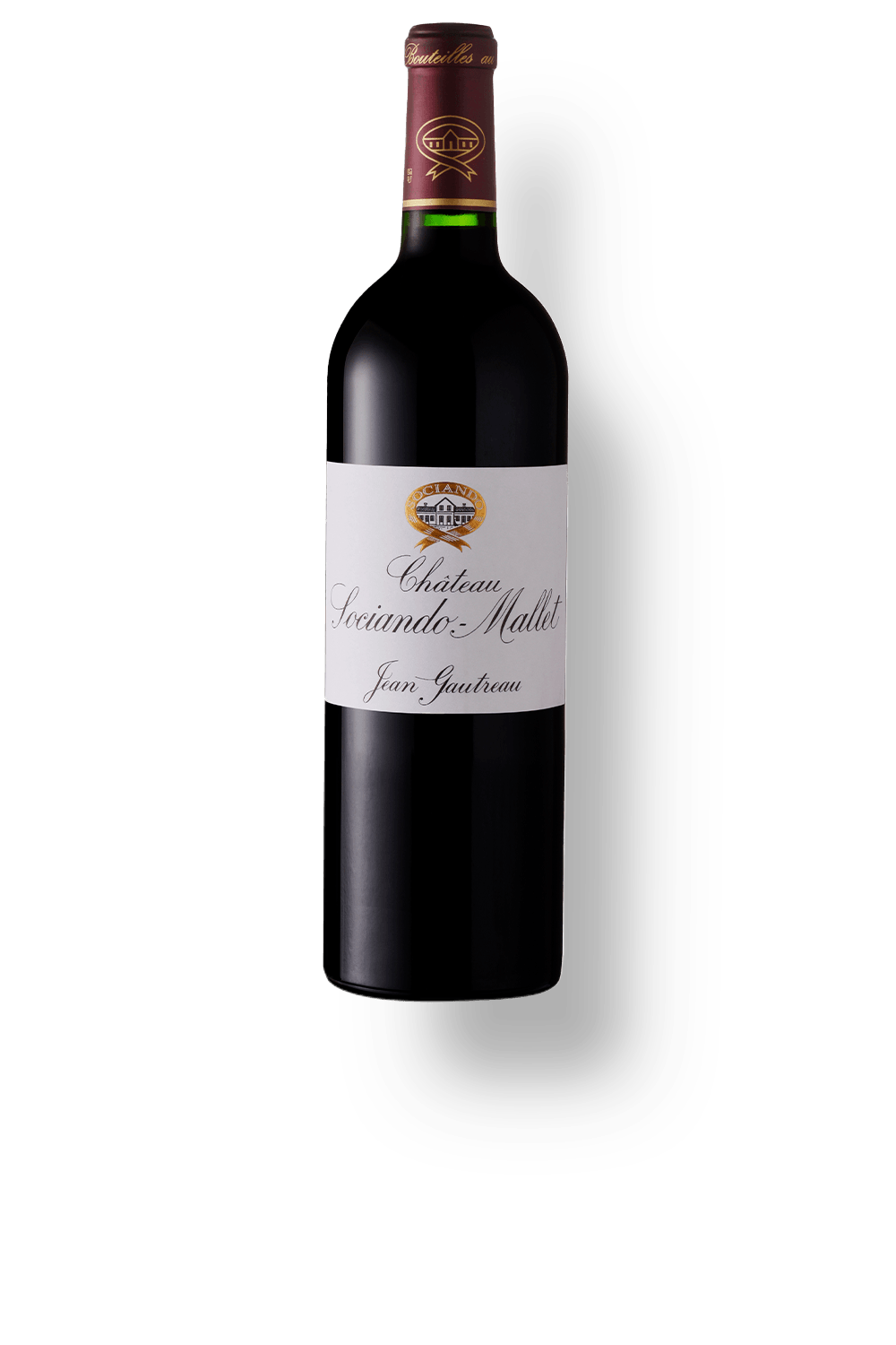 Vinho Château Sociando Mallet Tinto Seco França Cabernet Franc, Cabernet Sauvignon, Merlot 2010 750ml