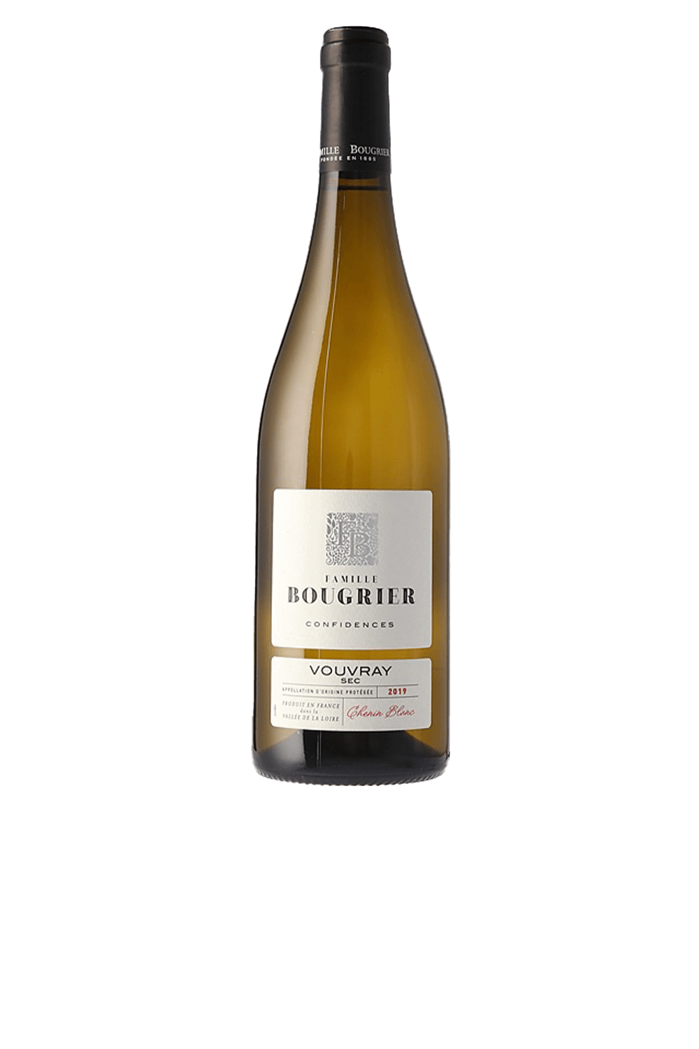Vinho Famille Bougrier Branco Seco França Confidences Vouvray Chenin Blanc 2023 750ml