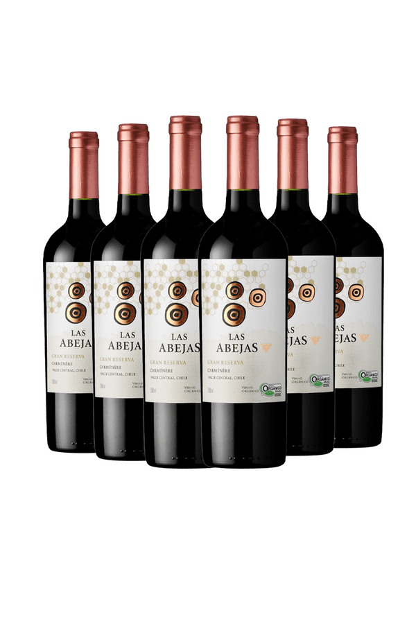 Kit 6 Las Abejas Gran Reserva Carménère