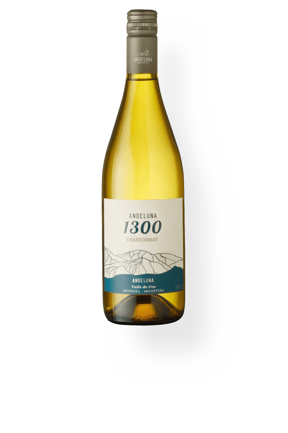 Vinho Andeluna Branco Seco Argentina 1300 Chardonnay 2021 750ml
