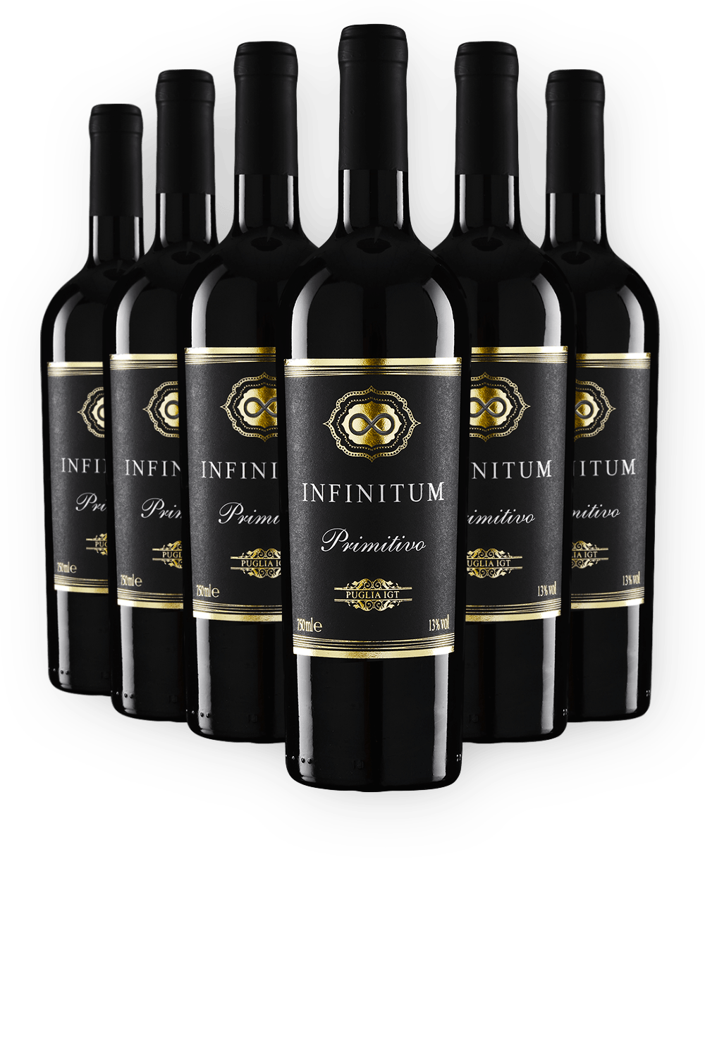 Vinho Torrevento Tinto Seco Itália Infinitum Primitivo 2022 750ml - 6 Unidades