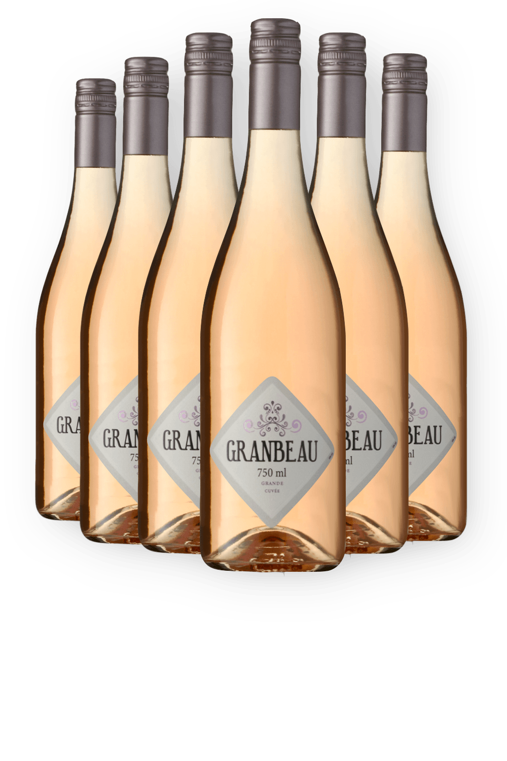 Vinho Granbeau Rosé Seco França Grande Cuvée Grenache 2024 750ml - 6 Unidades