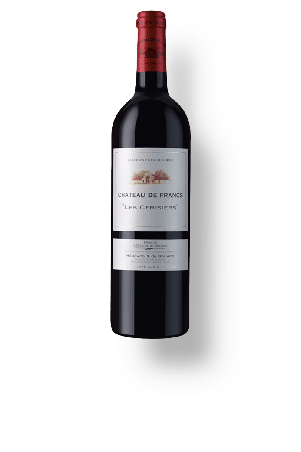 Vinho Château de Francs Tinto Seco França Les Cerisiers Cabernet Sauvignon, Merlot 2016 750ml
