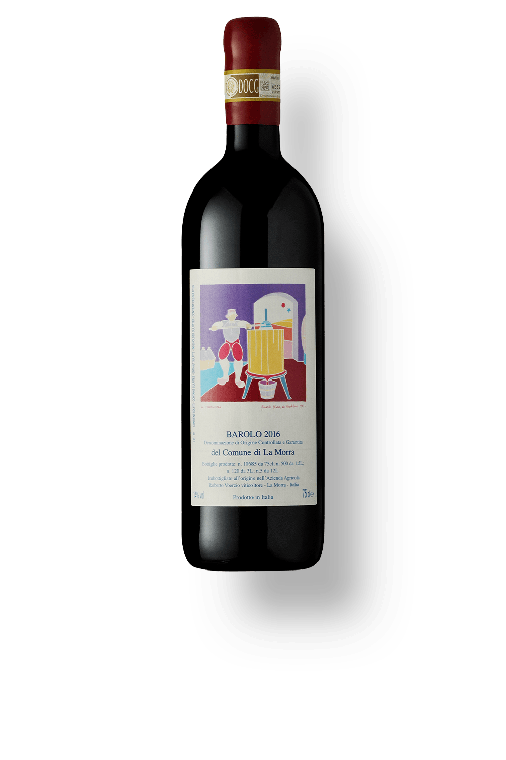 Vinho Roberto Voerzio Tinto Seco Itália Del Comune Di La Morra Nebbiolo 2016 750ml