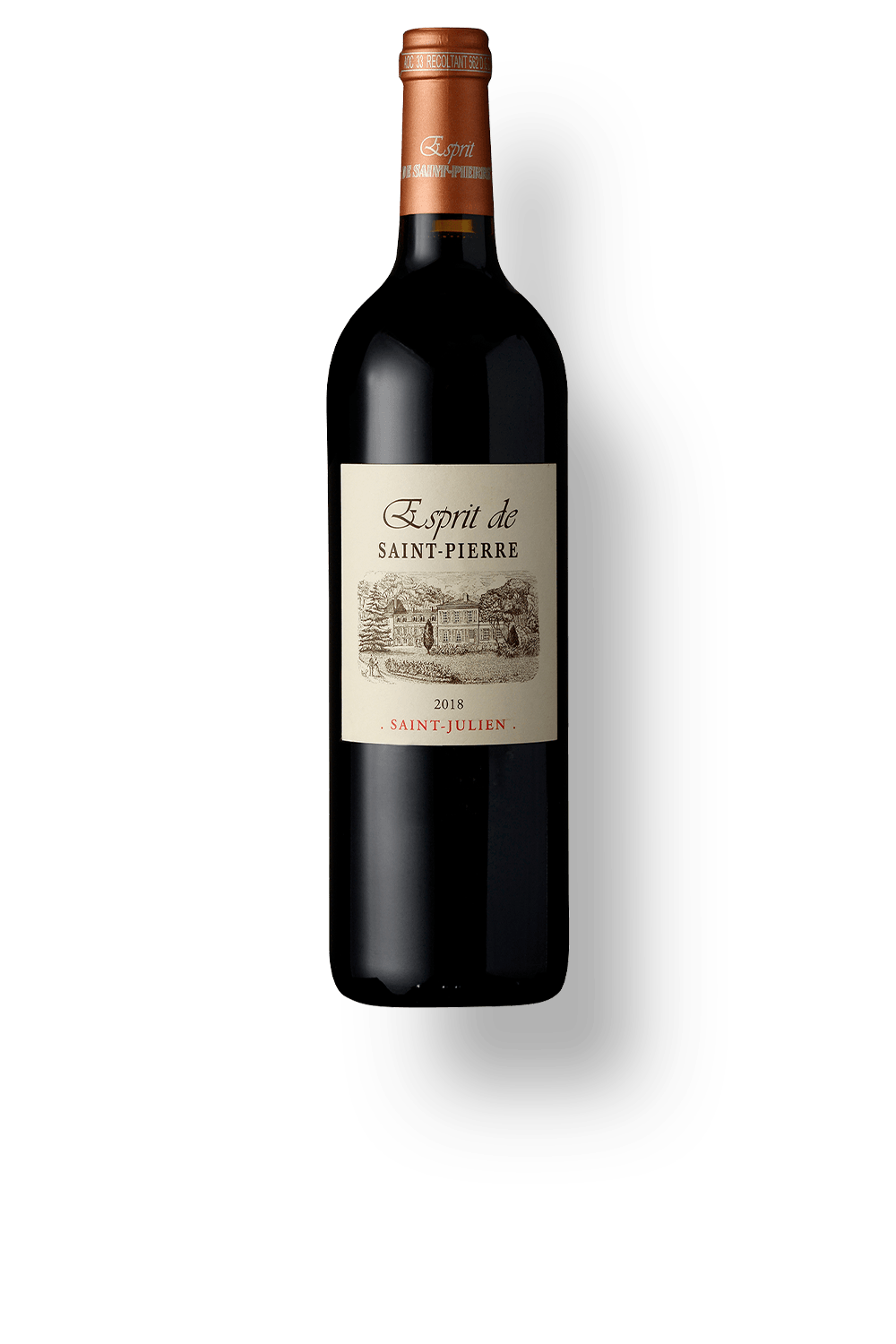 Vinho Château Saint-pierre Tinto Seco França Espirit de Saint Pierre Cabernet Sauvignon 2018 750ml
