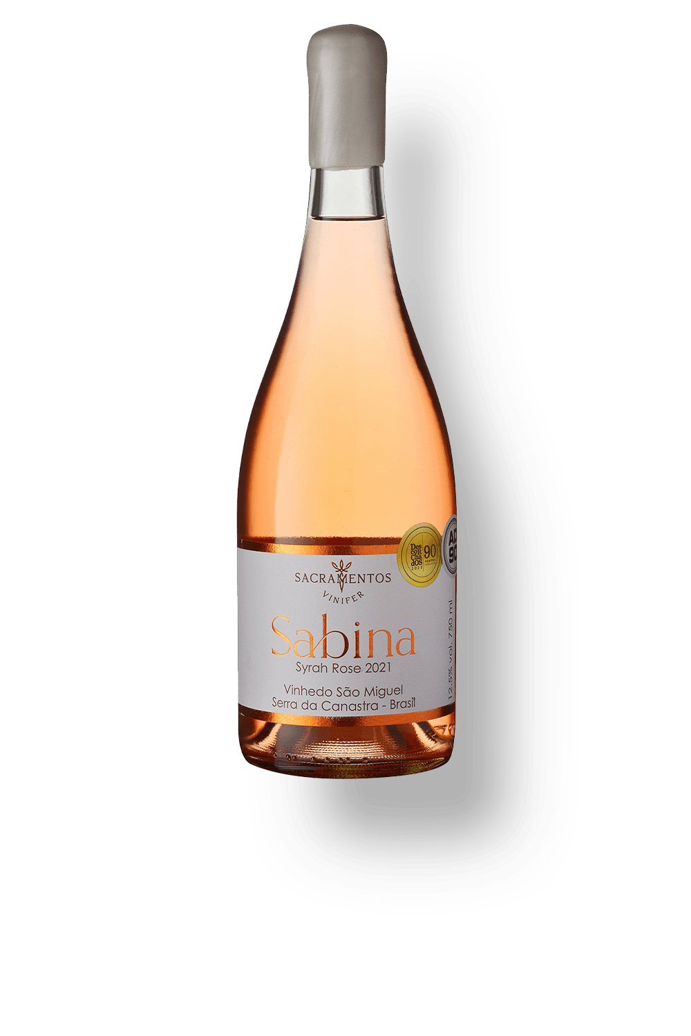 Vinho Sacramentos Vinifer Rosé Seco Brasil Sabina Syrah 2021 750ml