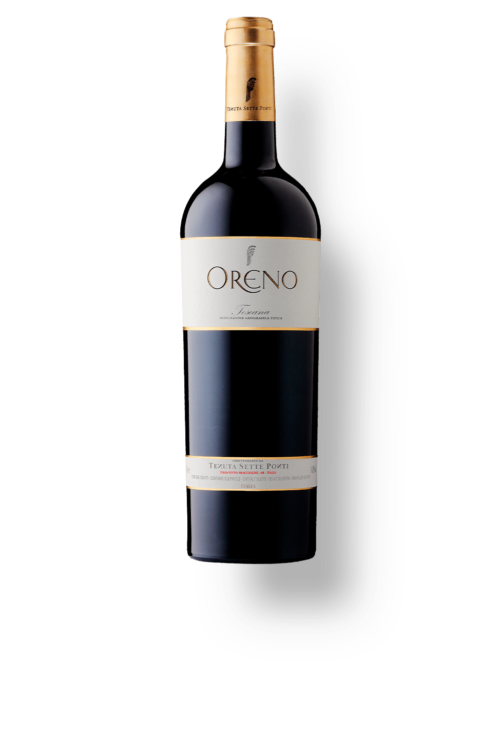 Vinho Tenuta Sette Ponti Tinto Seco Itália Oreno Merlot 2019 750ml