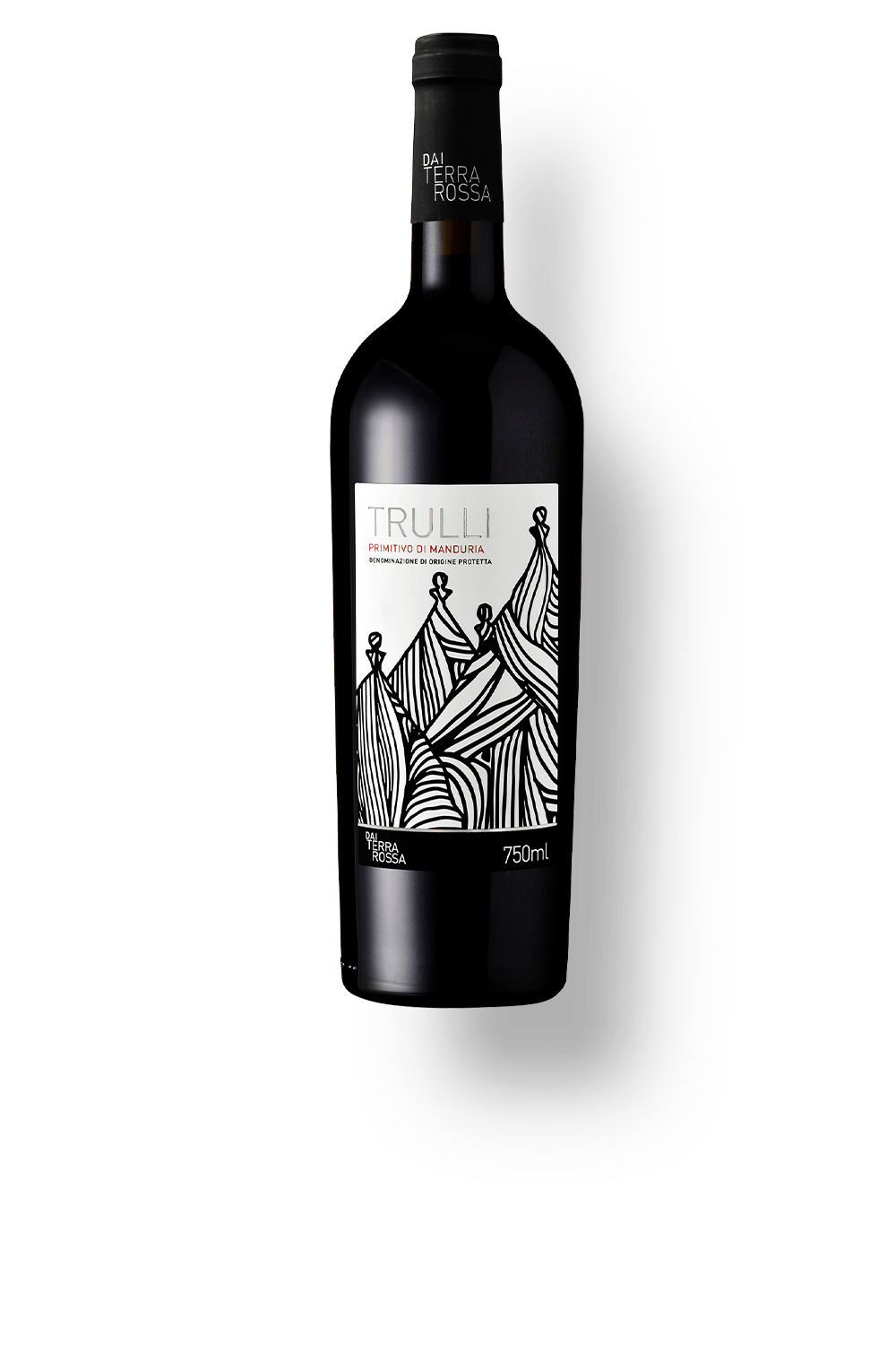 Vinho Dai Terra Rossa Tinto Seco Itália Trulli Primitivo 2022 750ml