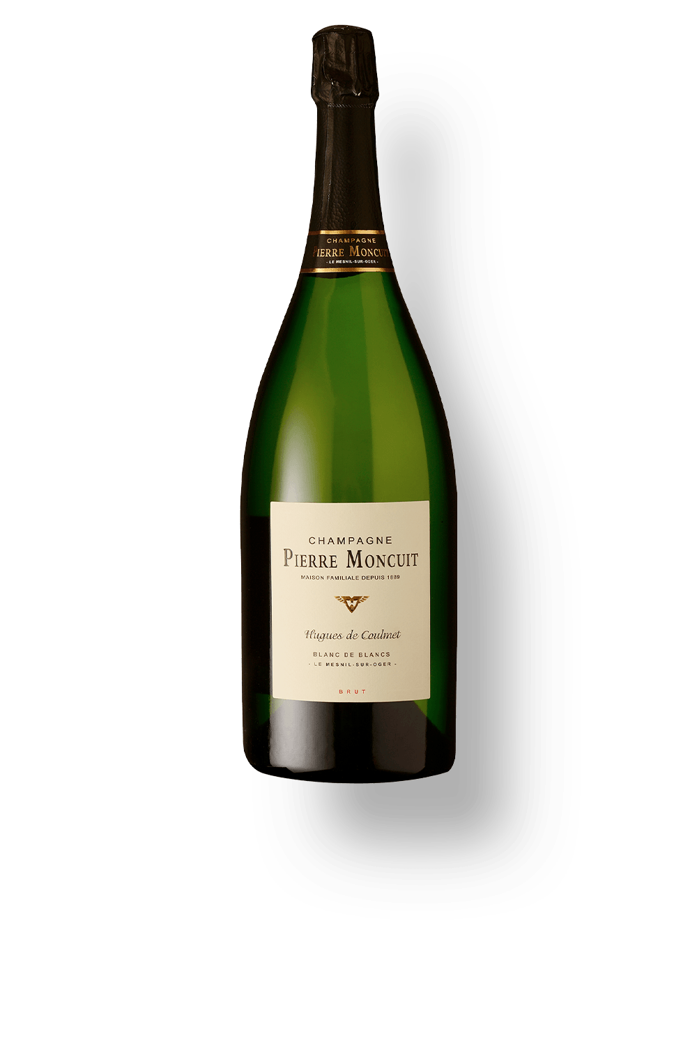 Espumante Pierre Moncuit Branco Brut França Champagne Blanc de Blancs Cuvée Hugues de Coulmet Chardonnay 1,5l