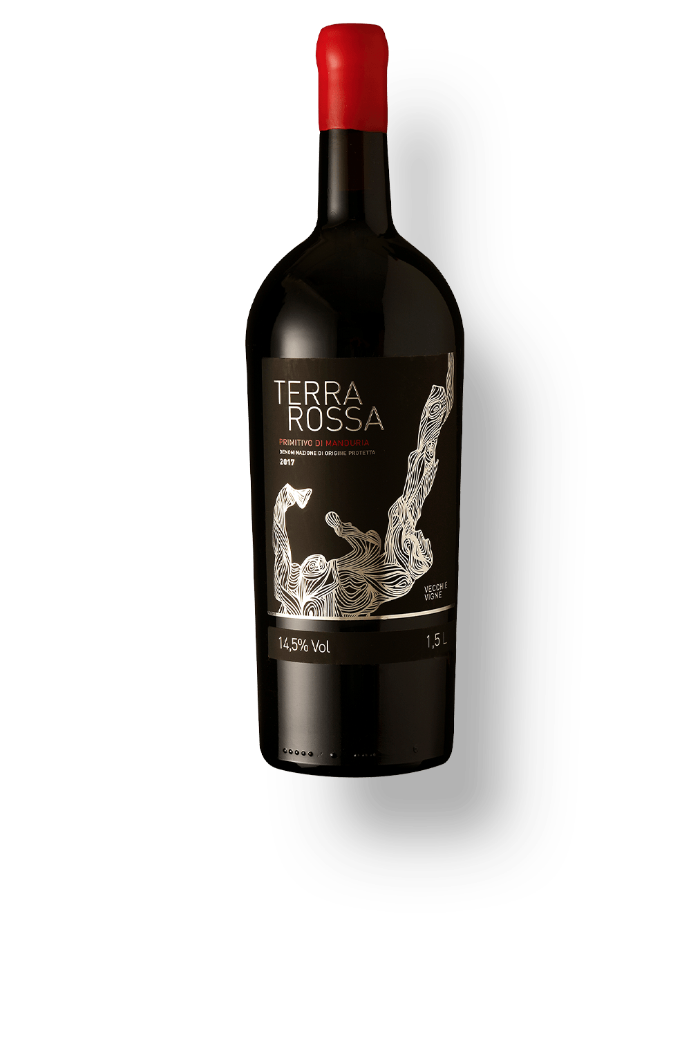 Vinho Dai Terra Rossa Tinto Seco Itália Primitivo Di Manduria D.o.c Magnum Primitivo 2017 1,5l