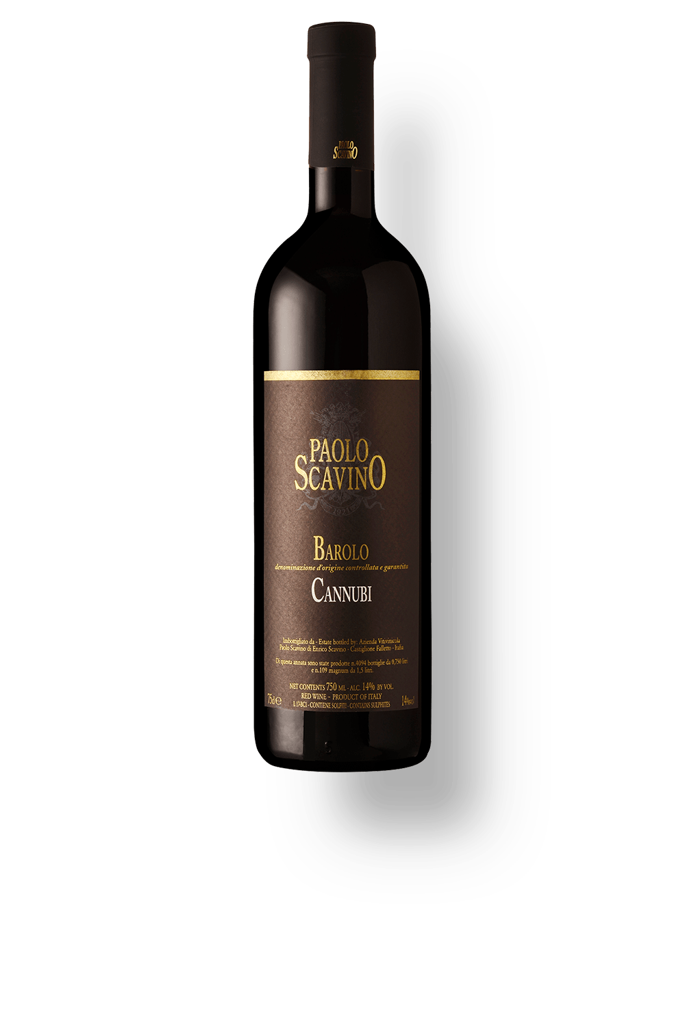Vinho Paolo Scavino Tinto Seco Itália Cannubi Nebbiolo 2018 750ml