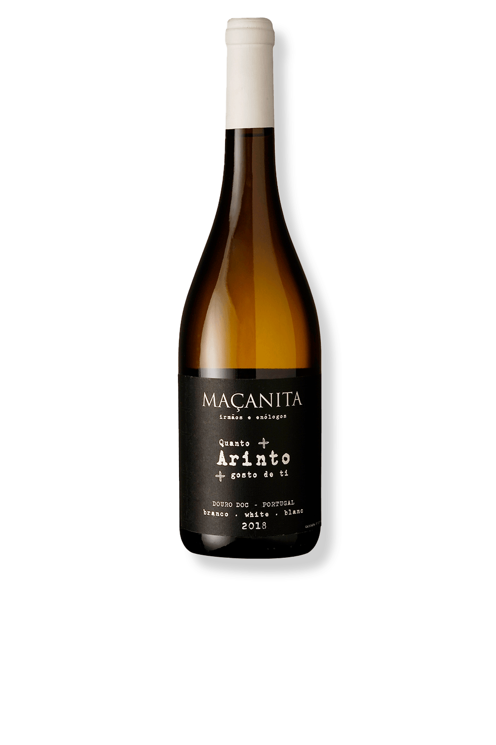 Vinho António Maçanita Branco Seco Portugal Quanto + Arinto + Gosto de Ti Arinto 2018 750ml