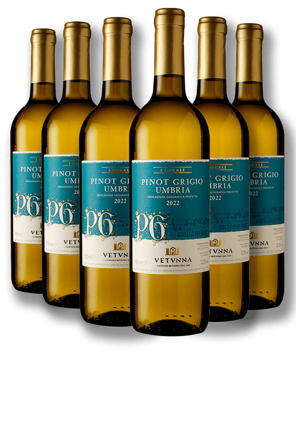 Kit 6 I Corali Pinot Grigio Umbria IGP