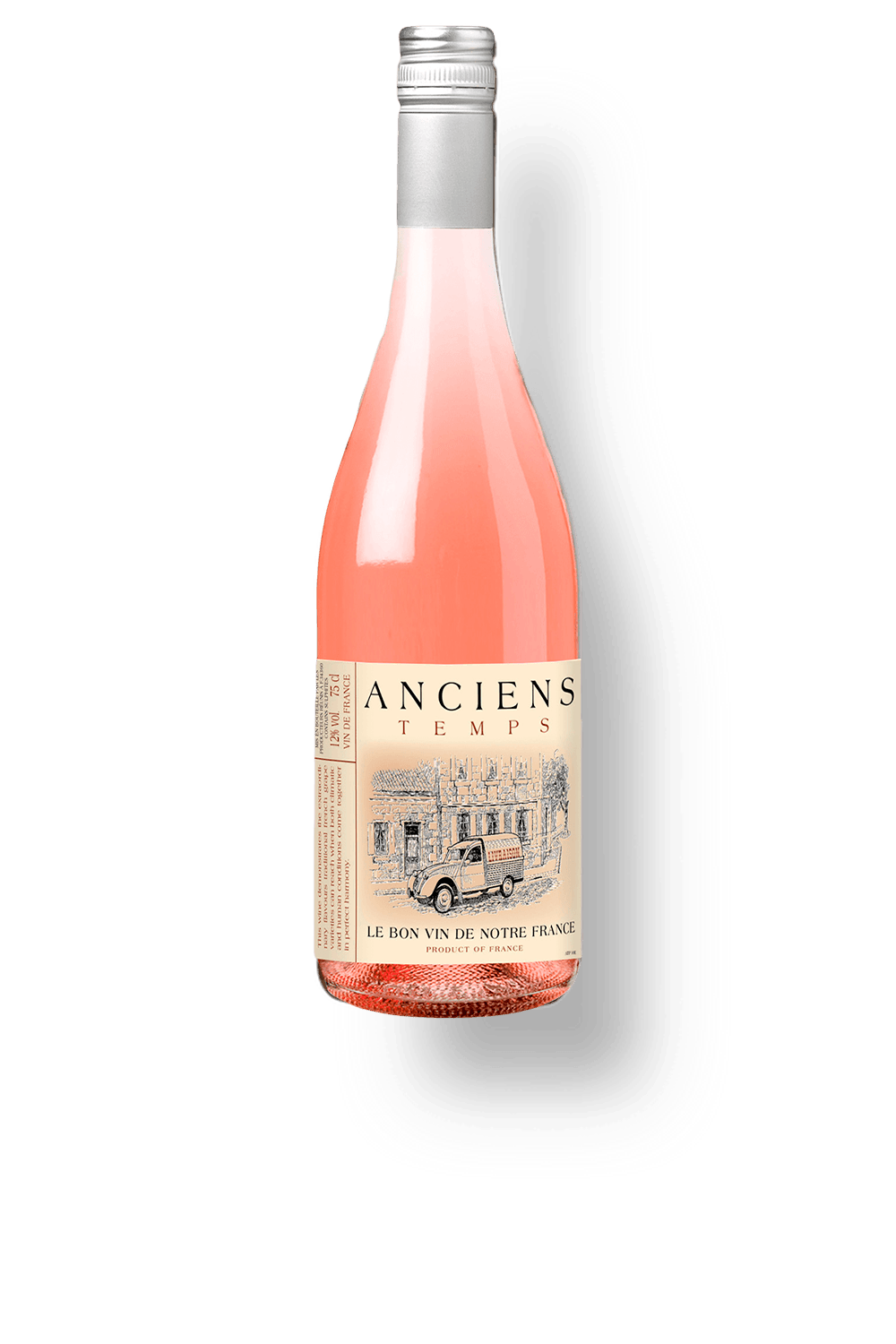 Vinho Anciens Temps Rosé Seco França Grenache 2021 750ml