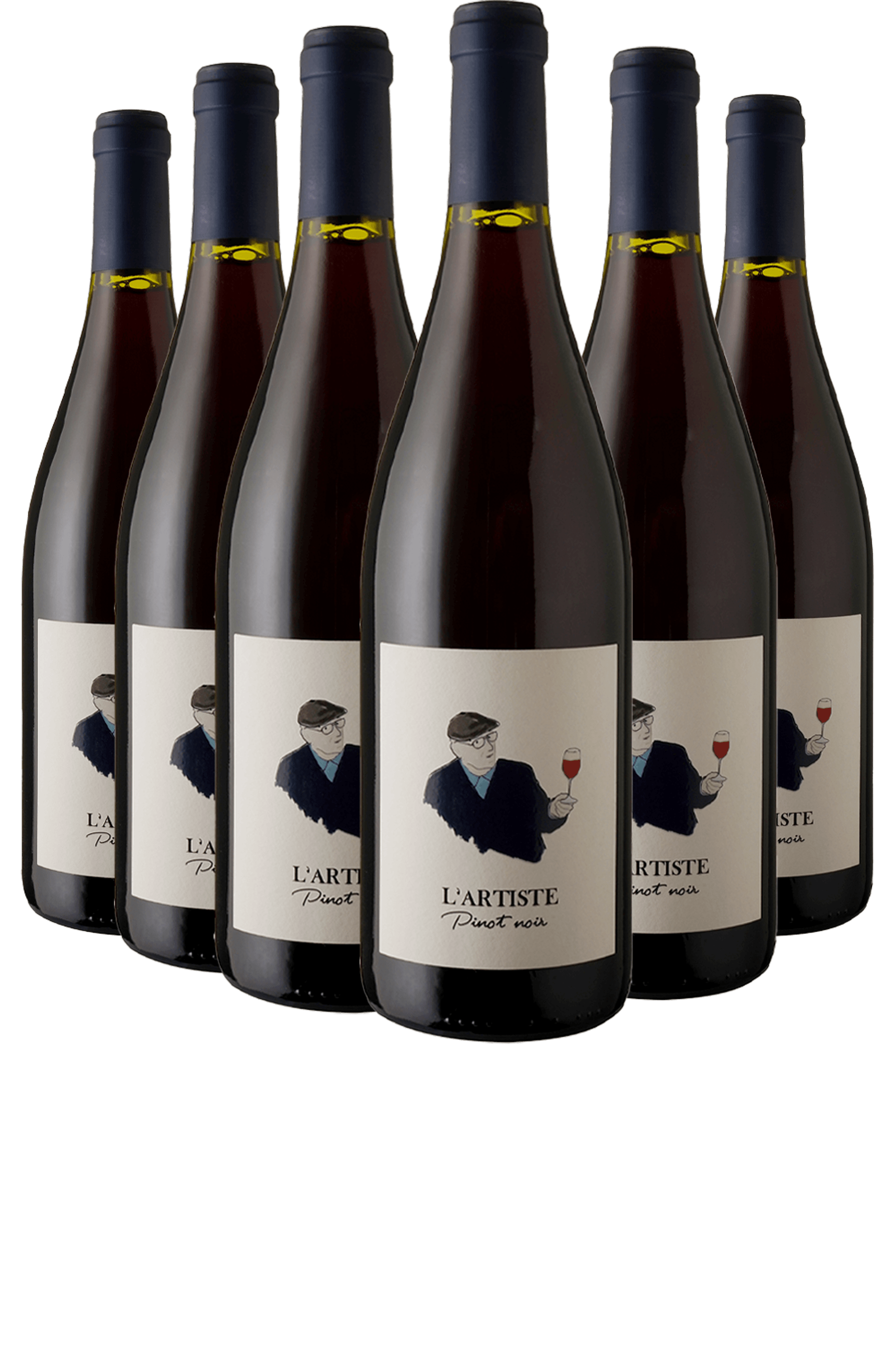 Kit 6 Famille Bougrier L´Artiste Pinot Noir - worldwine