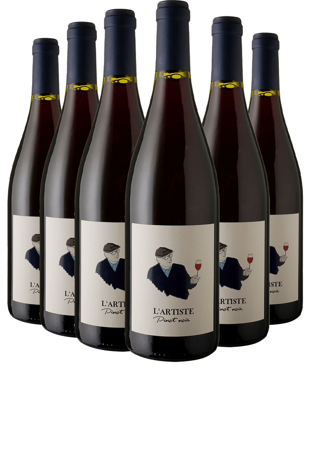 Vinho Famille Bougrier Tinto Seco França L'artisan Pinot Noir 2022 750ml - 6 Unidades