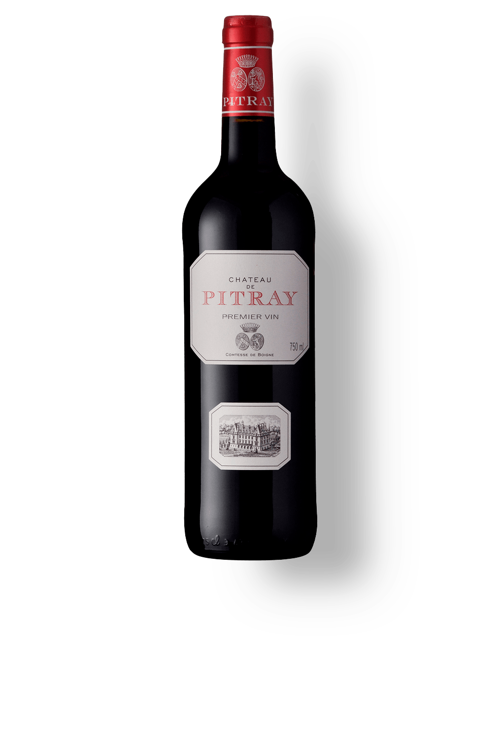 Vinho Château de Pitray Tinto Seco França Premier Vin Blend 2019 750ml