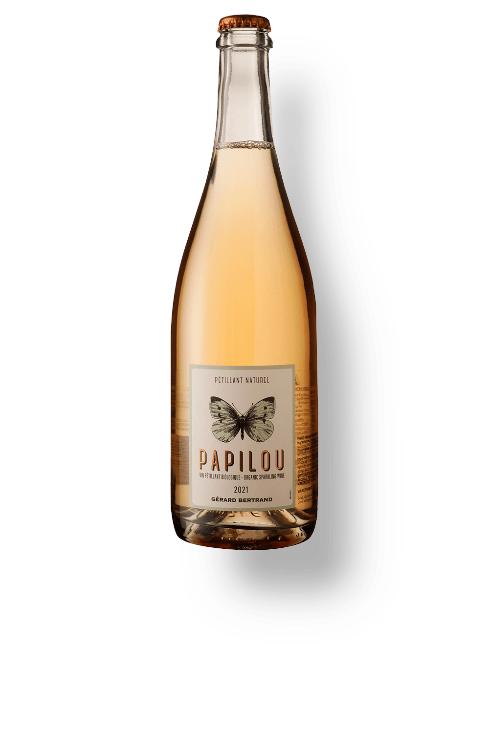 Espumante Gerard-bertrand Rosé Brut França Papilou Pétillant Cinsault, Pinot Noir 2021 750ml