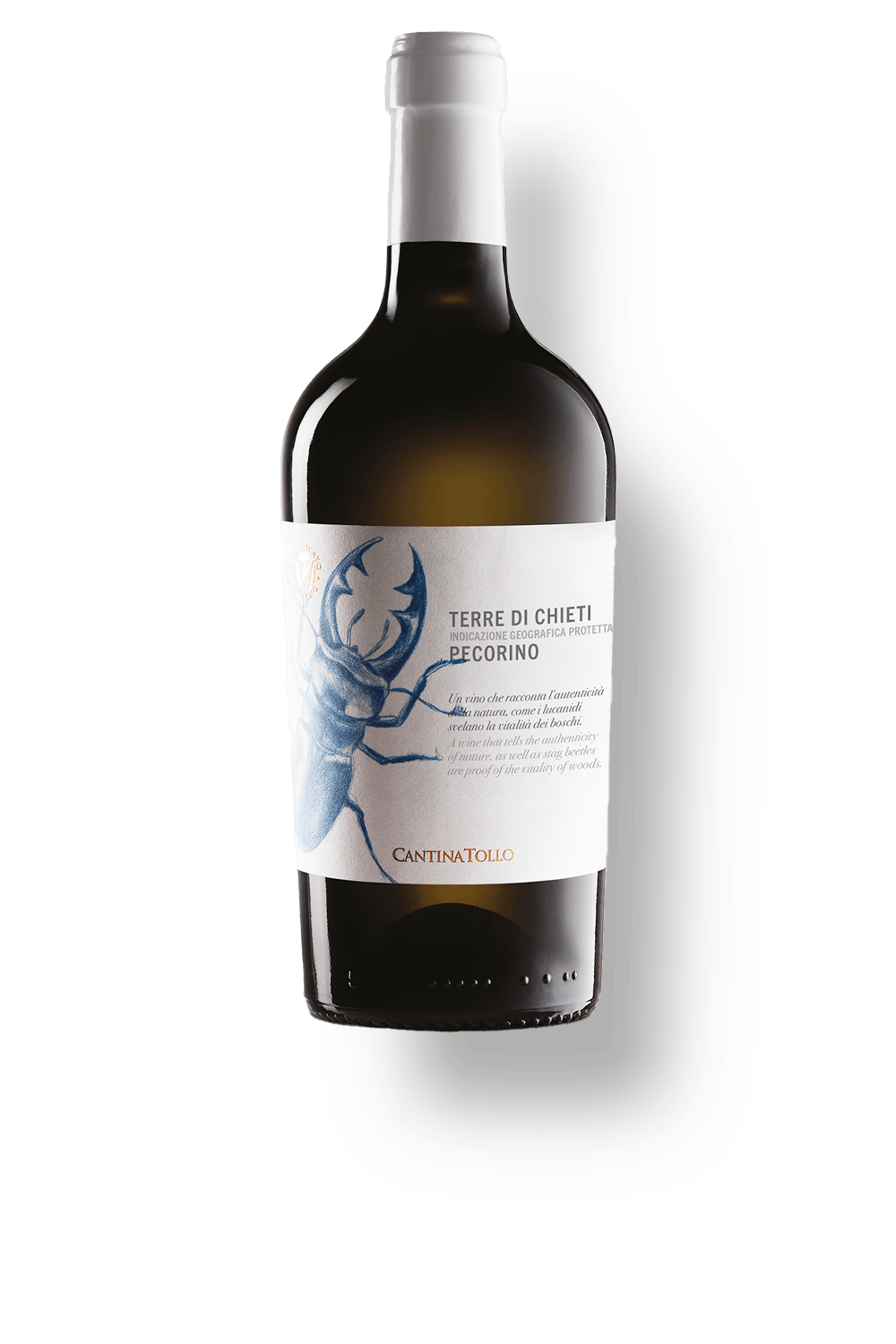 Vinho Cantina Tollo Branco Seco Itália Insetti Pecorino 2022 750ml