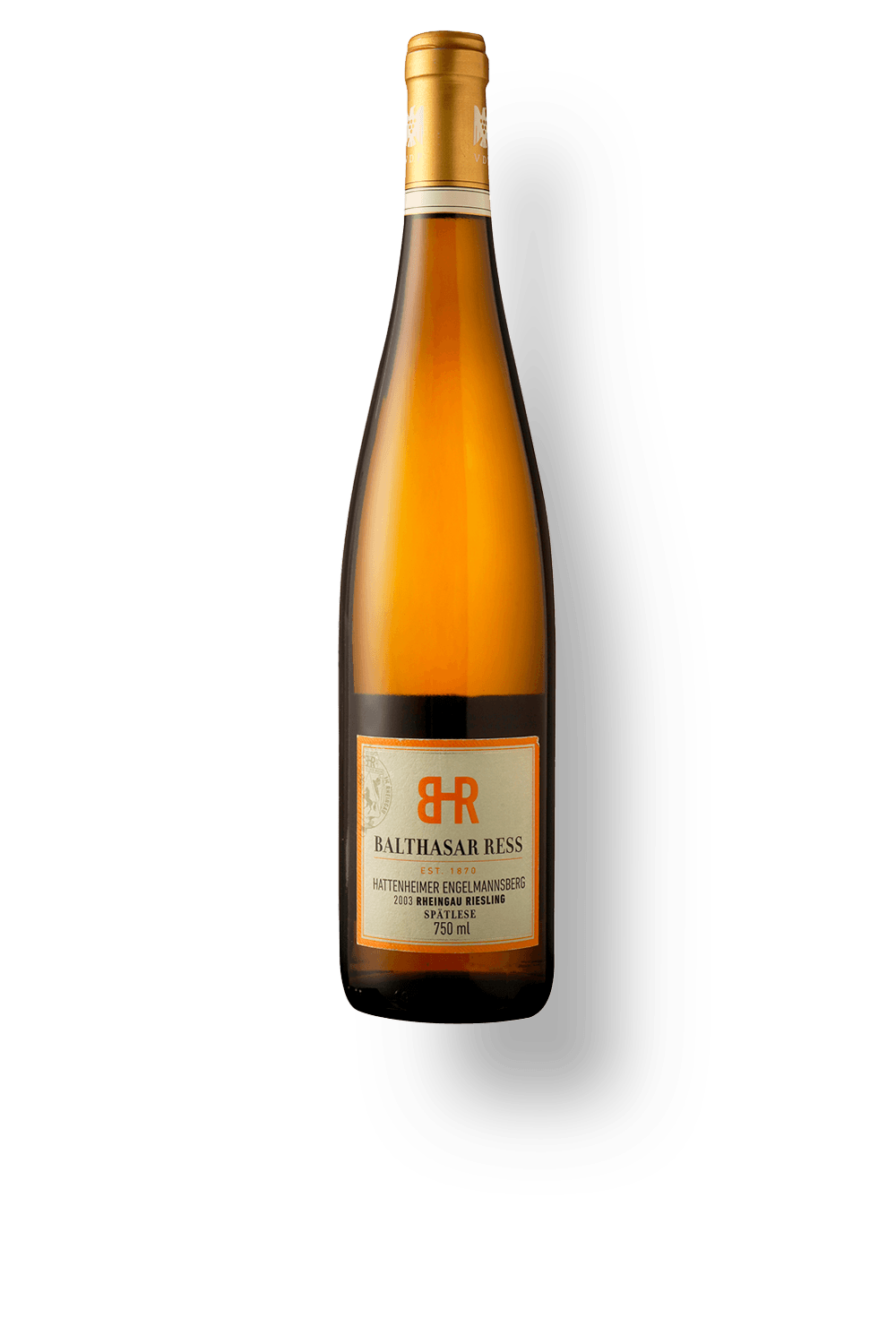 Vinho Balthasar Ress Branco Seco Alemanha Hattenheimer Engelmannsberg Spätlese Riesling 2003 750ml