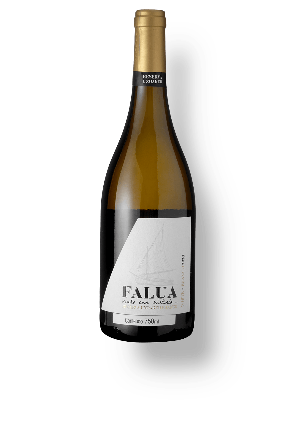 Vinho Falua Conde Vimioso Branco Seco Portugal Reserva Fernão Pires 2020 750ml