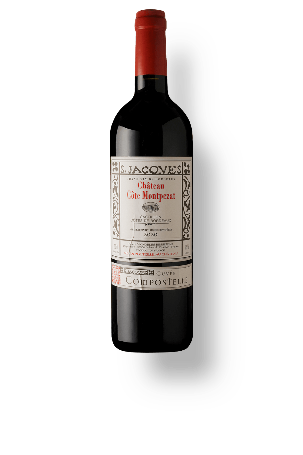 Vinho Vignobles Bessineau Tinto Seco França Château Côte Montpezat Blend 750ml