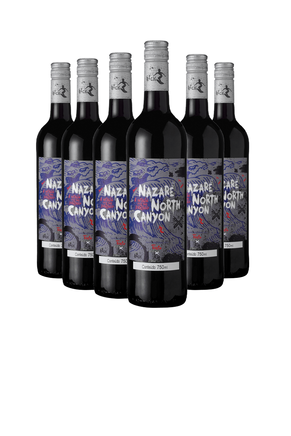 Vinho Canyon Tinto Seco Portugal Nazaré North Aragonez, Cabernet Sauvignon 2020 750ml - 6 Unidades