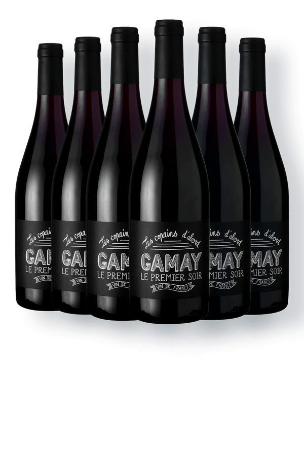 Kit 6 Chateau de Corcelles Les Copains D'abord 'le Premier Soir' Gamay