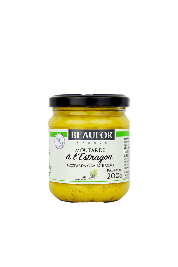 Mostarda Dijon Com Estragão 200g Beaufor