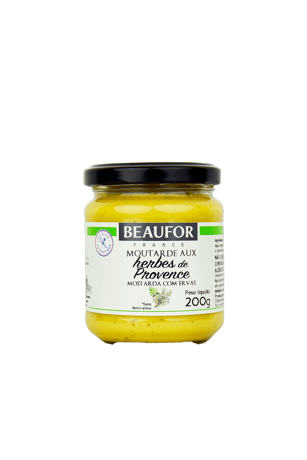 Mostarda Dijon Com Ervas da Provence 200g Beaufor