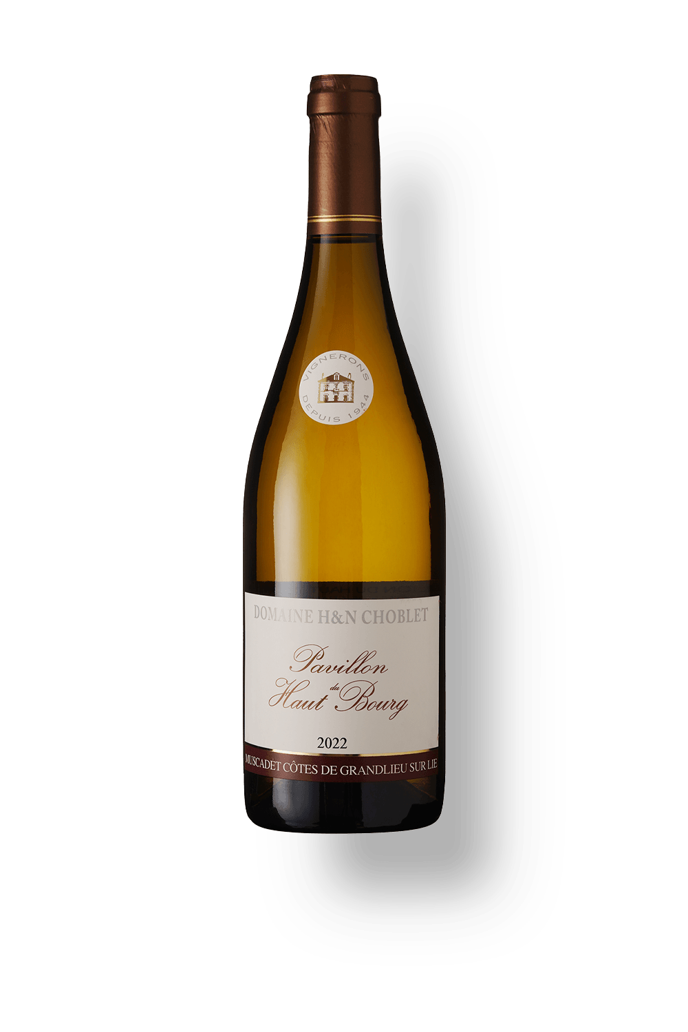 Vinho Château Haut-bergeron Branco Seco França Bourgogne Melon de Bourgogne 2022 750ml