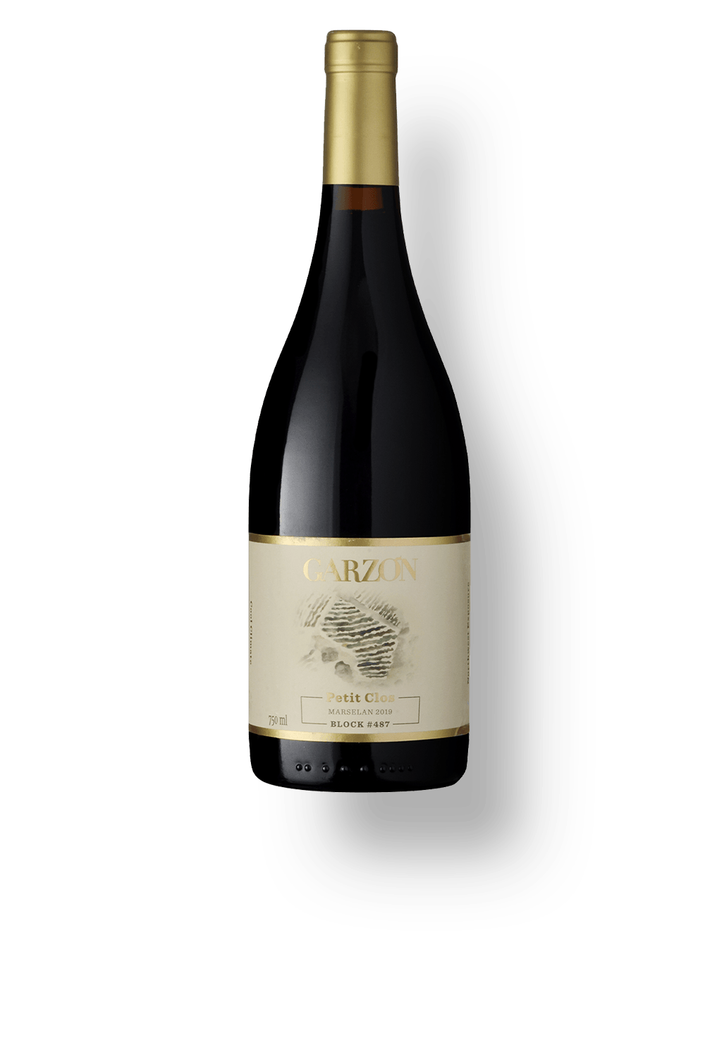 Vinho Bodega Garzon Tinto Seco Uruguai Petit Clos Block 487 Marselan 2020 750ml