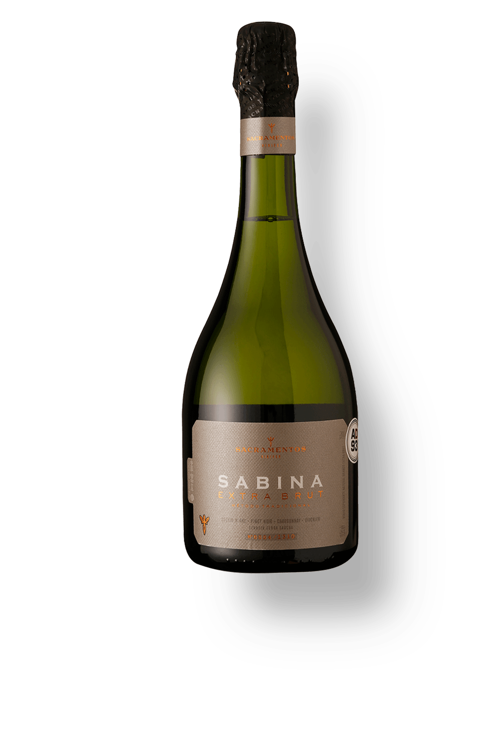 Espumante Sacramentos Vinifer Branco Extra Brut Brasil Sabina Chardonnay, Chenin Blanc, Pinot Noir 750ml
