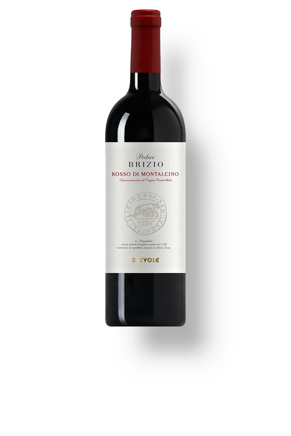 Vinho Podere Brizio Tinto Seco Itália Rosso Di Montalcino D.o.c Sangiovese 2022 750ml
