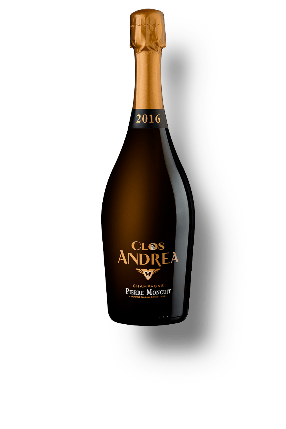 Espumante Pierre Moncuit Branco Nature França Champagne Clos D'andrea Chardonnay 2016 750ml