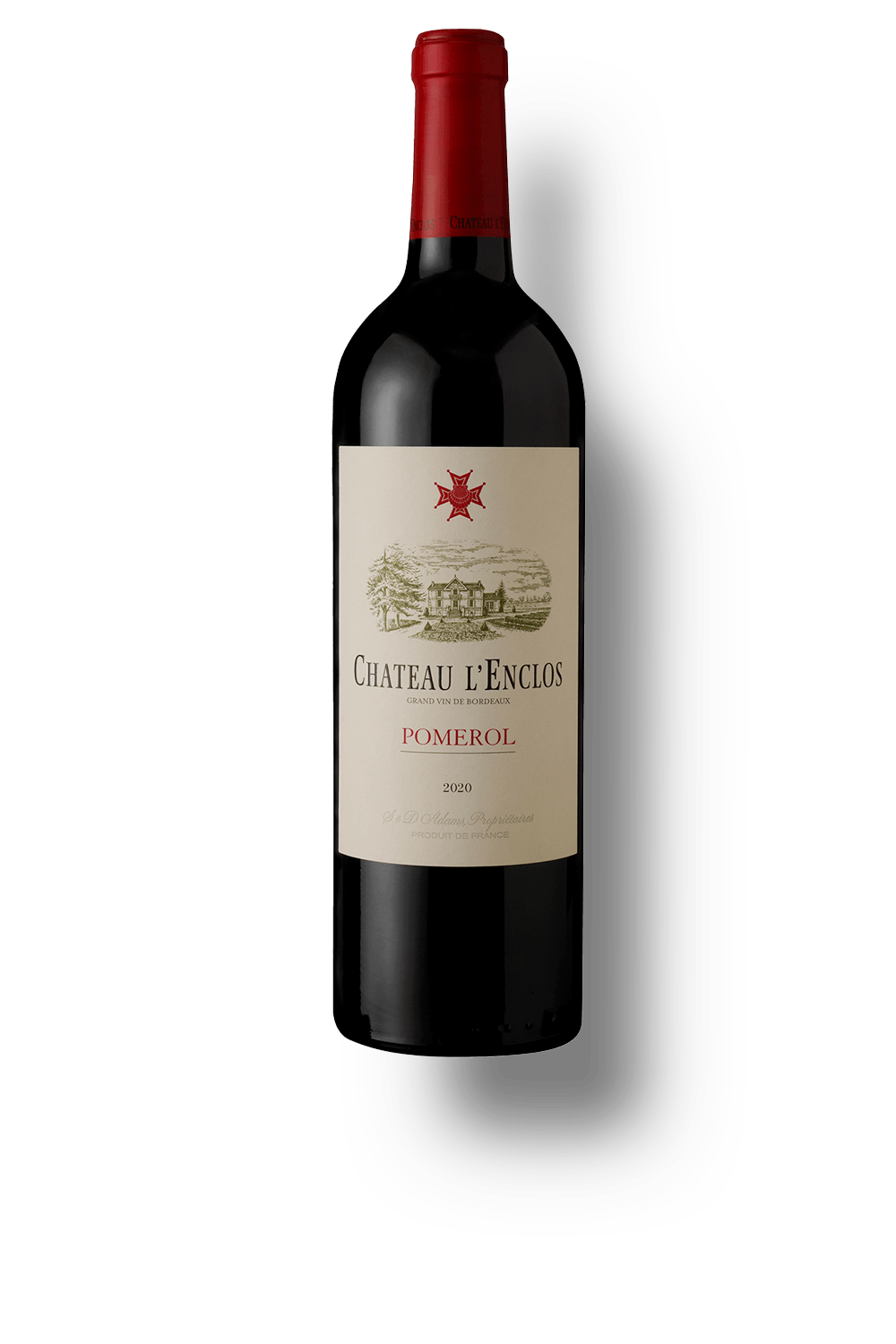 Vinho Château La Grave a Pomerol Tinto Seco França Château Lenclos Cabernet Franc, Merlot 2020 750ml