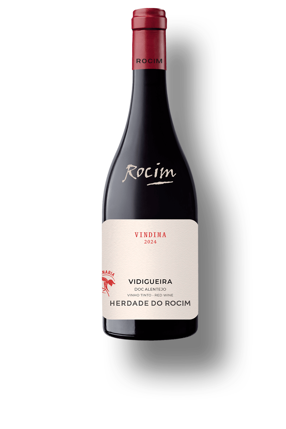 Vinho Herdade do Rocim Tinto Seco Portugal Alicante Bouschet, Aragonez, Trincadeira 2024 750ml
