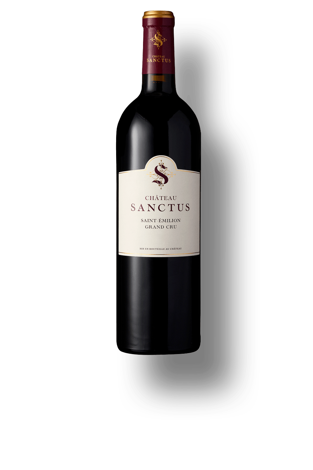 Vinho Château Sanctus Tinto Seco França Cabernet Franc, Merlot 2015 750ml