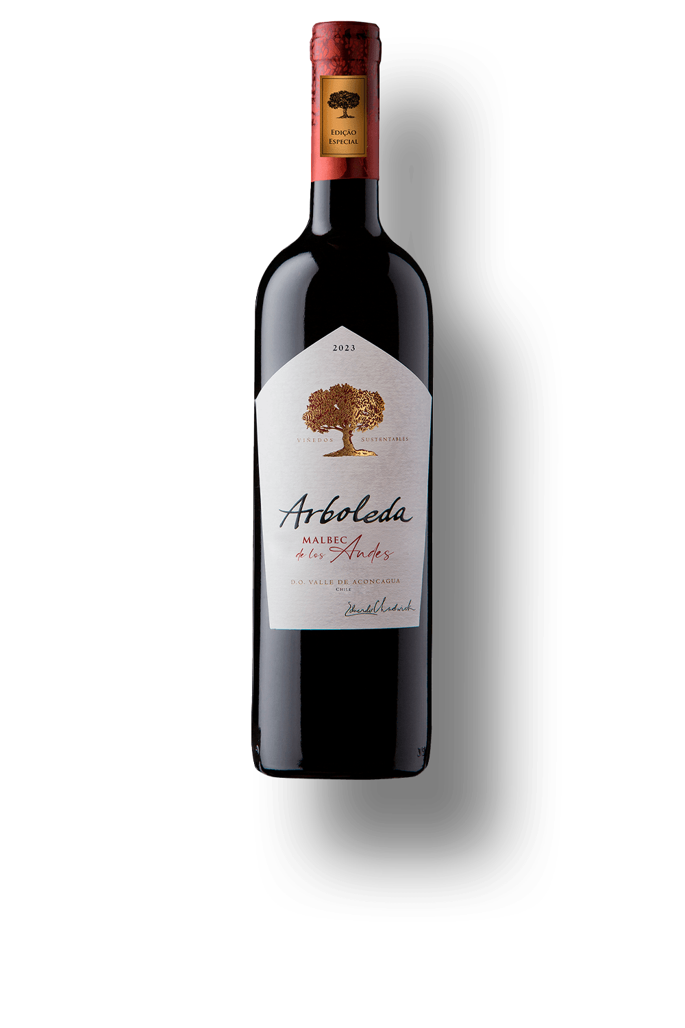 Vinho Arboleda Tinto Seco Chile Malbec 2023 750ml