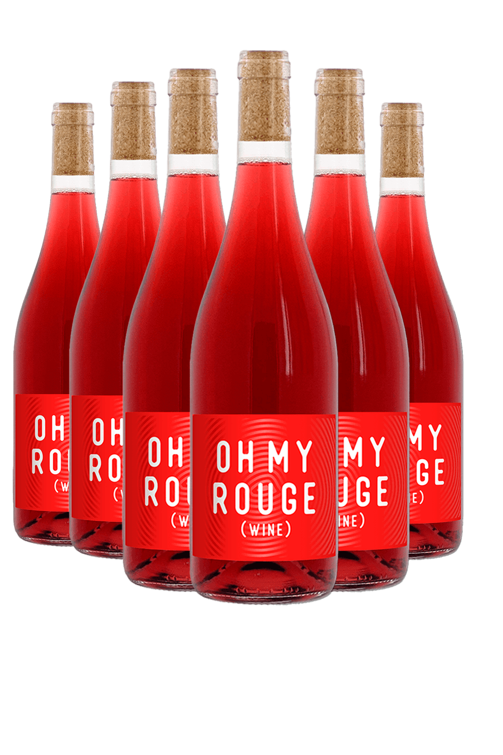 Vinho LGi Wines Tinto Seco França Oh My Rouge Cinsault, Merlot 2024 750ml - 6 Unidades