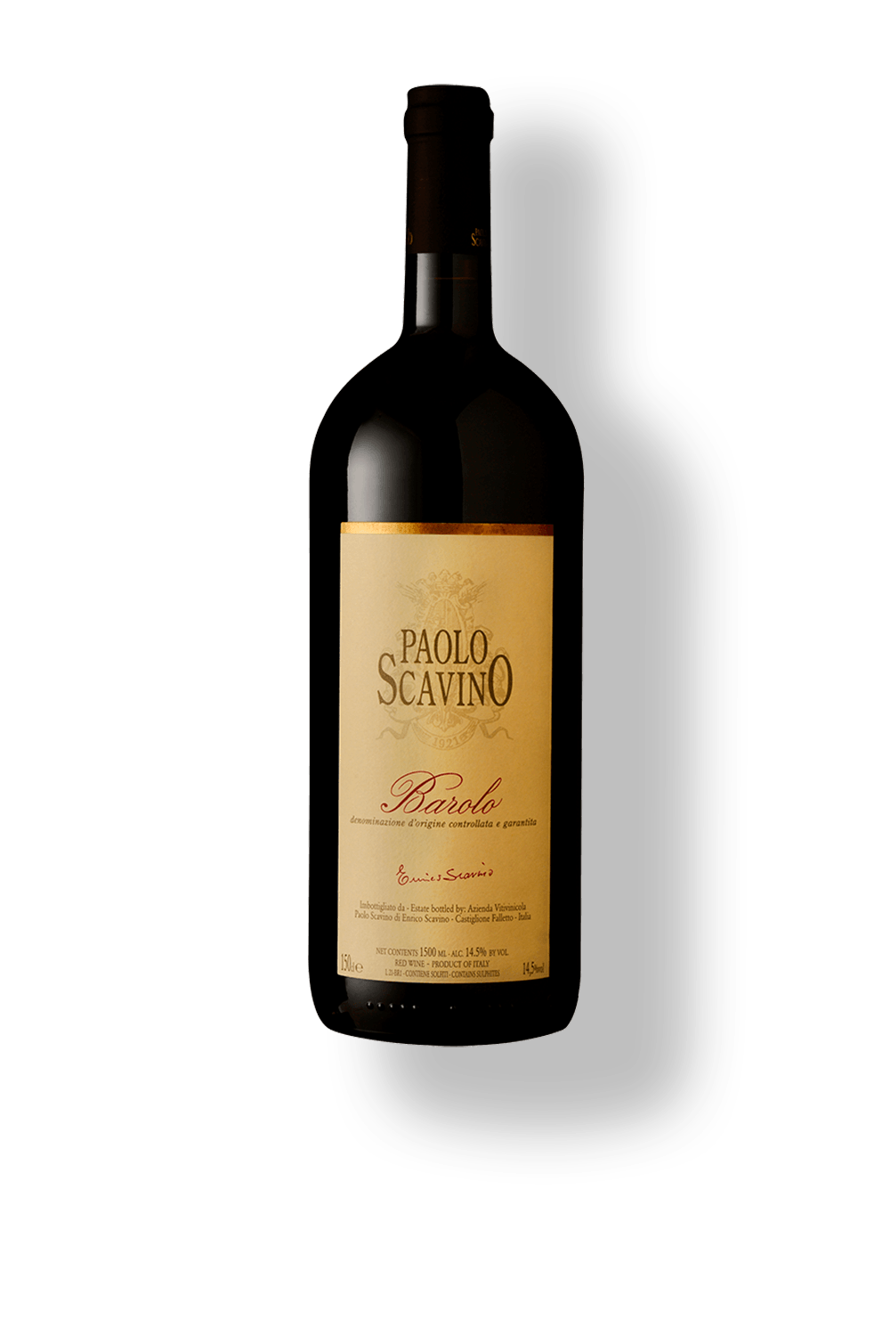 Vinho Paolo Scavino Tinto Seco Itália Barolo D.o.c.g Magnum Nebbiolo 2021 1,5l