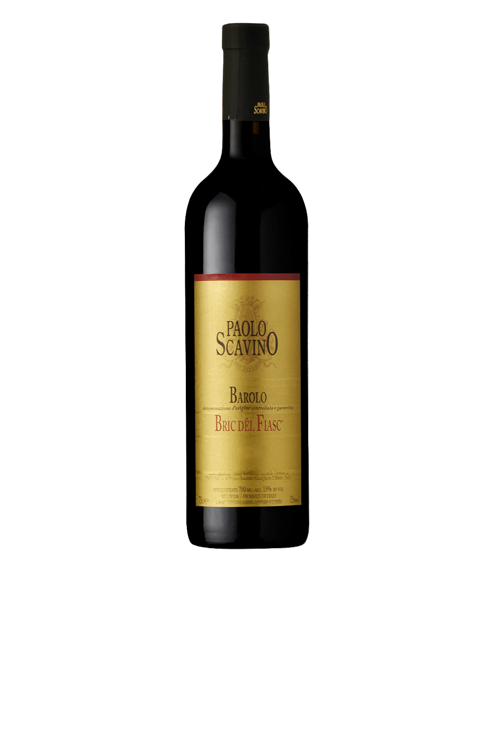 Vinho Paolo Scavino Tinto Seco Itália Bric Del Fiasc D.o.c.g Nebbiolo 2021 750ml