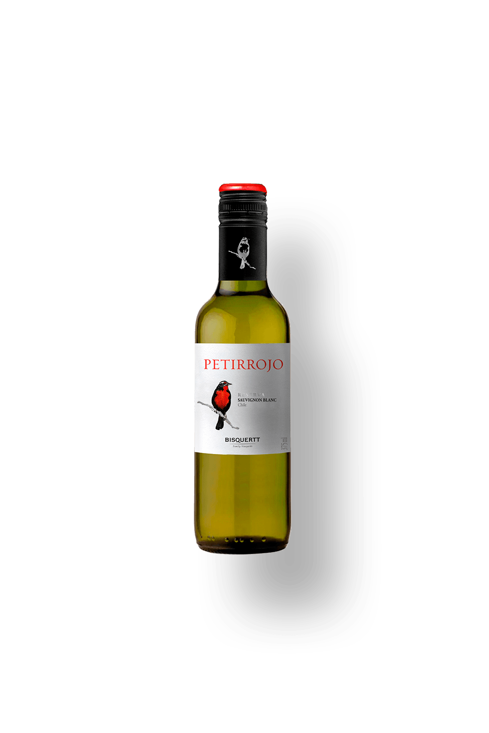 Vinho Bisquertt Family Vineyards Branco Seco Chile Petirrojo Reserva Sauvignon Blanc 2024 375ml