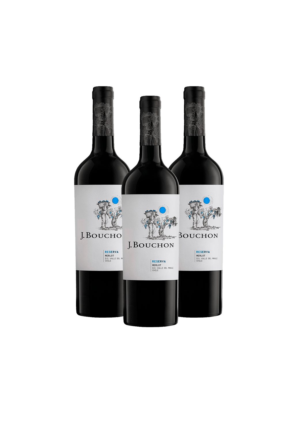 Kit 3 Bouchon Reserva Merlot